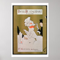'Tivoli Restaurant, Strand', London (colour litho)
