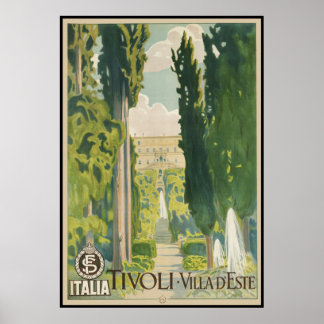 Tivoli Villa d'Este Poster