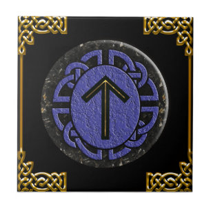 "tiwaz" elder futhark tile