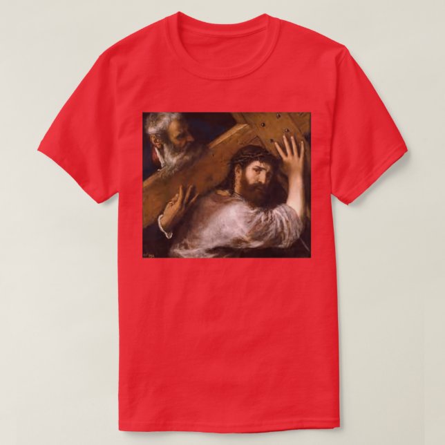 Tiziano Vecelli Titian Christ Carrying the Cross T T-Shirt (Design Front)