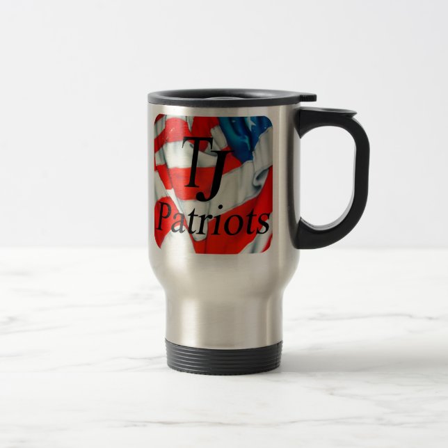 TJ Band Flag Travel Mug (Right)