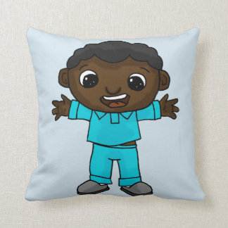 Tj on throw pillow 2 colour