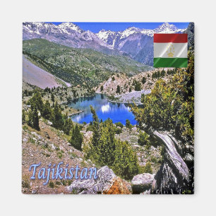 TJ - Tajikistan - Fan Mountains Magnet