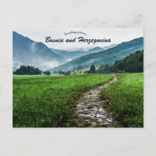 Tjentiste Bosnia and Herzegovina Postcard