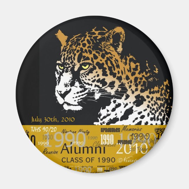 TJHS 20 Year Round Magnet (Front)