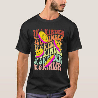 TK and Kinder retro smile face Back To School kind T-Shirt