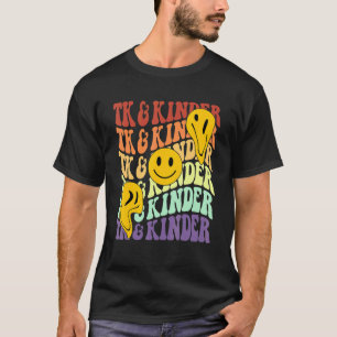 TK and Kinder retro smile face Back To School kind T-Shirt