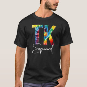 Tk Squad Tie Dye Appreciation Day Hello Back To Sc T-Shirt