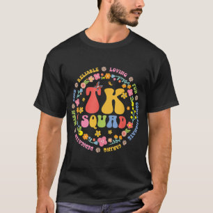 TK Squad Transitional Kindergarten Back To School T-Shirt