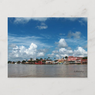Tlacotalpan from the Rio Papaloapan Postcard