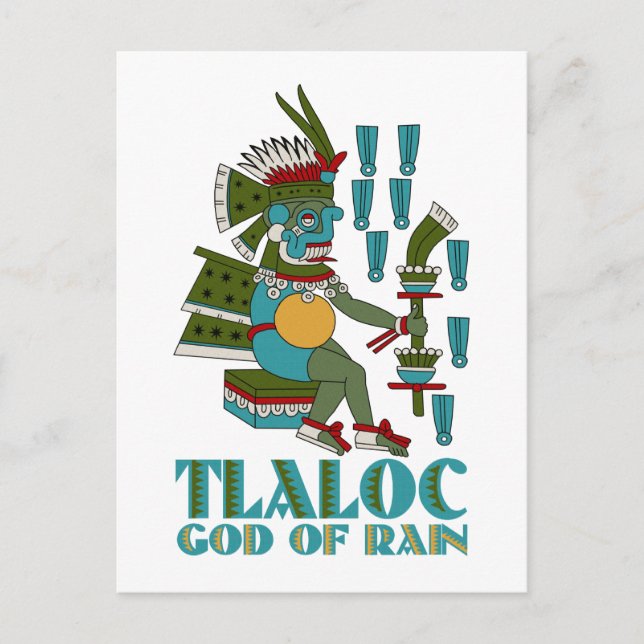 Tlaloc Postcard (Front)