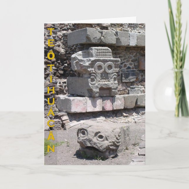 Tláloc, Teōtihuácān, Mexico - card (Front)