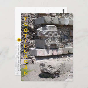 Tláloc, Teōtihuácān, Mexico - postcard