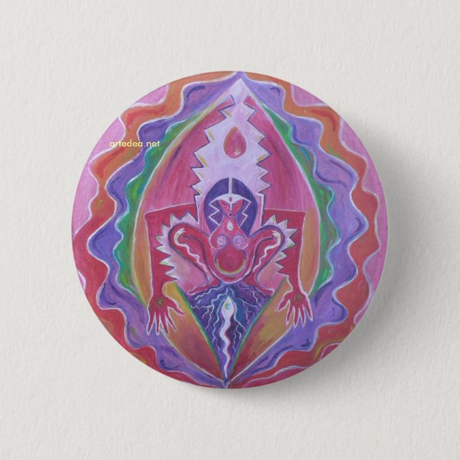 Tlazolteotl Button (Front)