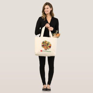 TLC In The Garden Branded Large Tote Bag