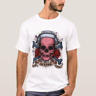 TLC Nurse Skull T-Shirt