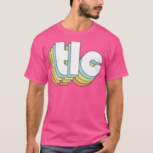 TLC Retro Rainbow Typography Faded Style T-Shirt