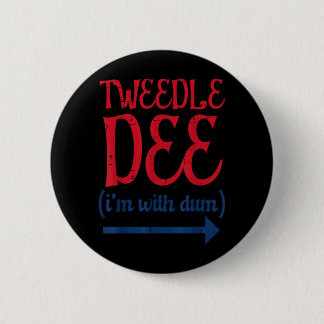 Tle Dee With Dum Halloween Matching Costume Women 6 Cm Round Badge