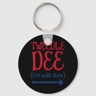Tle Dee With Dum Halloween Matching Costume Women Key Ring
