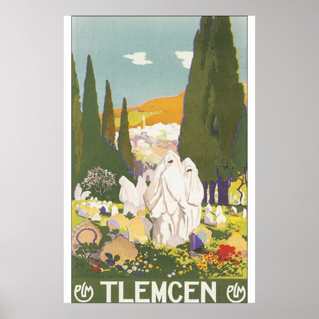 Tlemcen Vintage Travel Poster (Front)