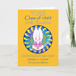 TLHS Bunny Girl Class of 1969 50th Reunion Card
