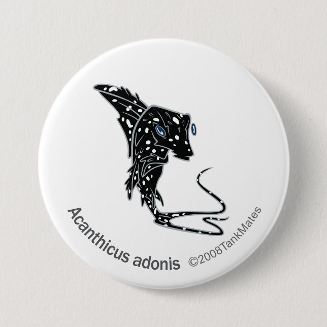TM-09-Acanthicus adonis 7.5 Cm Round Badge (Front)