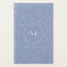 TMC Blue Floral Logo