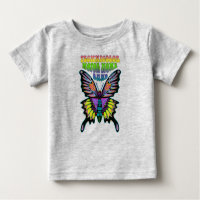 TMH Band Psychedelic Peace Butterfly