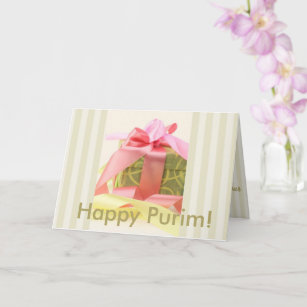 TMH COLLECTION - Elegant Gifts Purim Holy Day Card