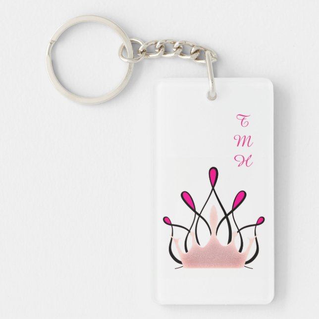 TMH COLLECTION - Pink Acrylic Keychain (Front)