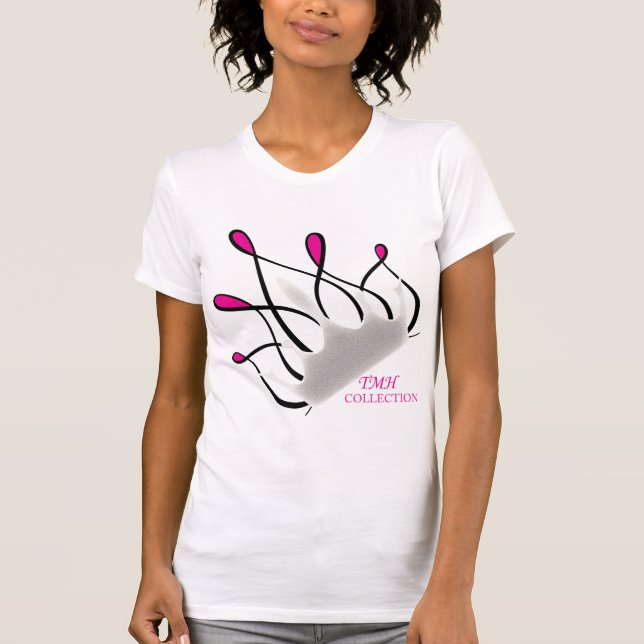 TMH COLLECTION - Women's Queen Tee_ Pink T-Shirt (Front)