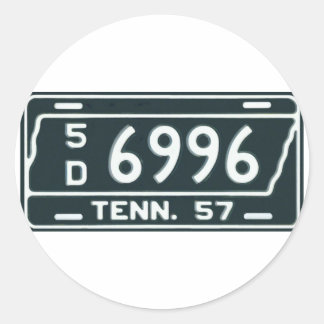 TN57 CLASSIC ROUND STICKER