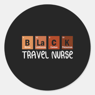 Tn Travel Nurse Nurses Day  Classic Round Sticker