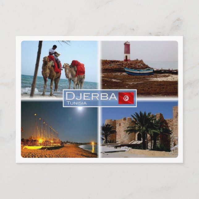 TN Tunisia -  Djerba - Postcard (Front)