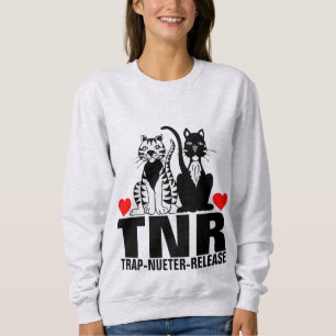 TNR CAT TRAP NUETER RELEASE T-SHIRTS SWEATSHIRTS