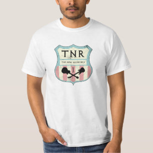 TNR Street Sign (Foam, Cream & Melon) T-Shirt