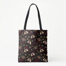 TNT-Chiefs-All Over Print Tote Black Red