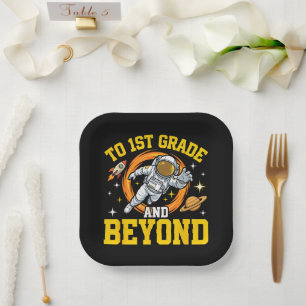 to 1st Grade and Beyond Astronaut Student Paper Plate