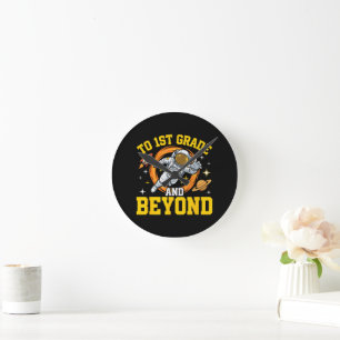 to 1st Grade and Beyond Astronaut Student Round Clock