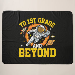 to 1st Grade and Beyond Astronaut Student Sherpa Blanket