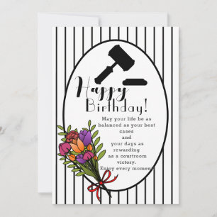 To a brilliant lawyer's birthday card