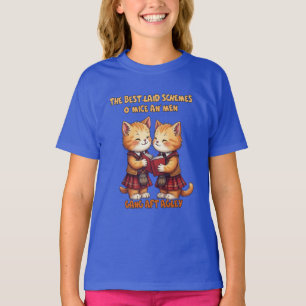 To A Mouse Orange Cats Reciting Burns T-Shirt