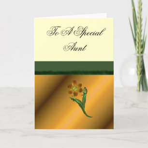 To A Special Aunt Card