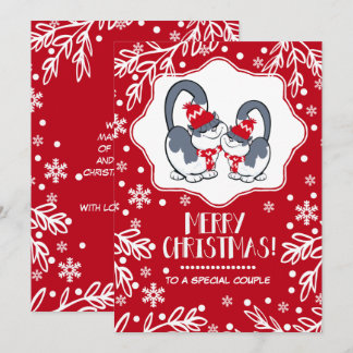To a Special Couple at Christmas Greeting Cards