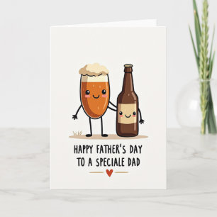 To A Special Dad Beer Card