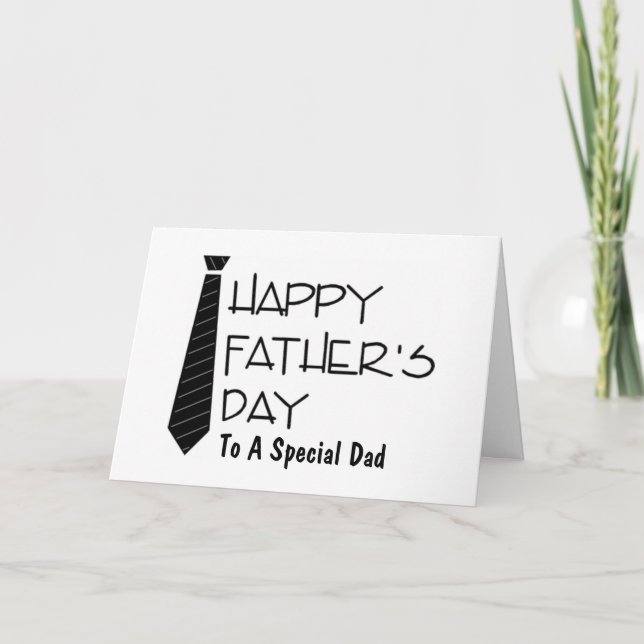 TO A "SPECIAL DAD" ON FATHER'S DAY CARD (Front)