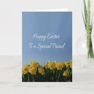 To a Special Friend Happy Easter Holiday Card