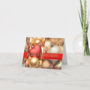 To a Special Friend Merry Christmas card