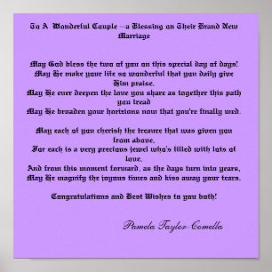 To a Wonderful Couple Poster