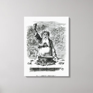 To Absent Friends! Canvas Print